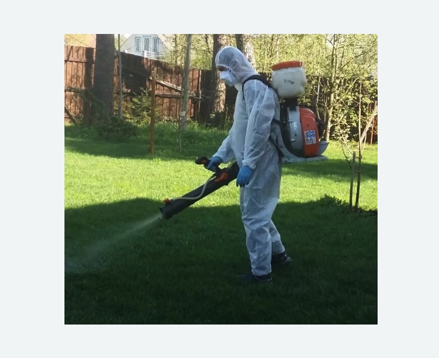 Обработка территории от клещей в Боровске